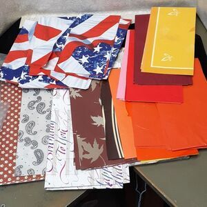 Vintage lot gift wrap paper